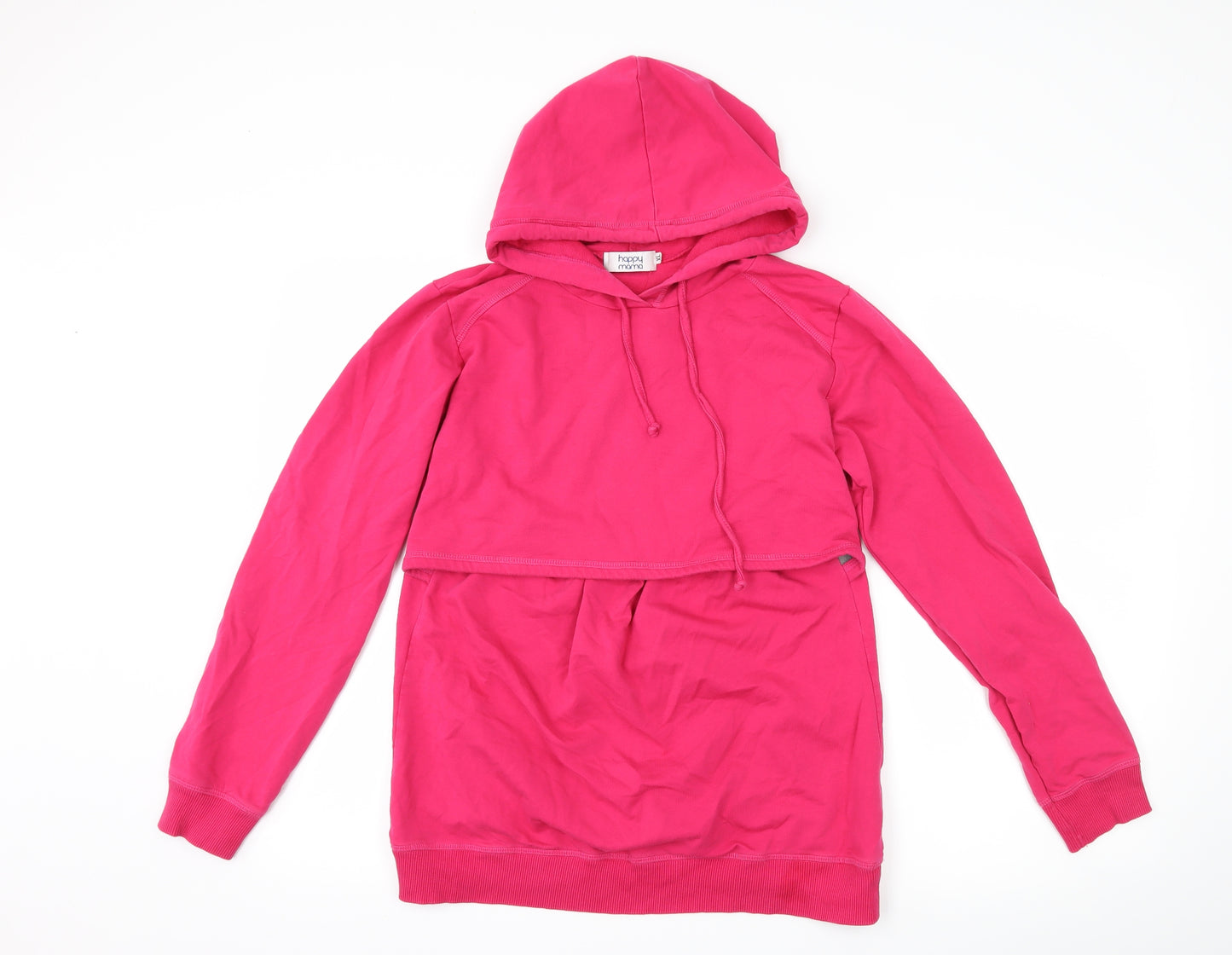 Happy Mama Womens Pink   Pullover Sweatshirt Size XL