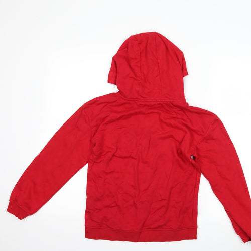 Primark Boys Red   Pullover Hoodie Size 11-12 Years  - graphic