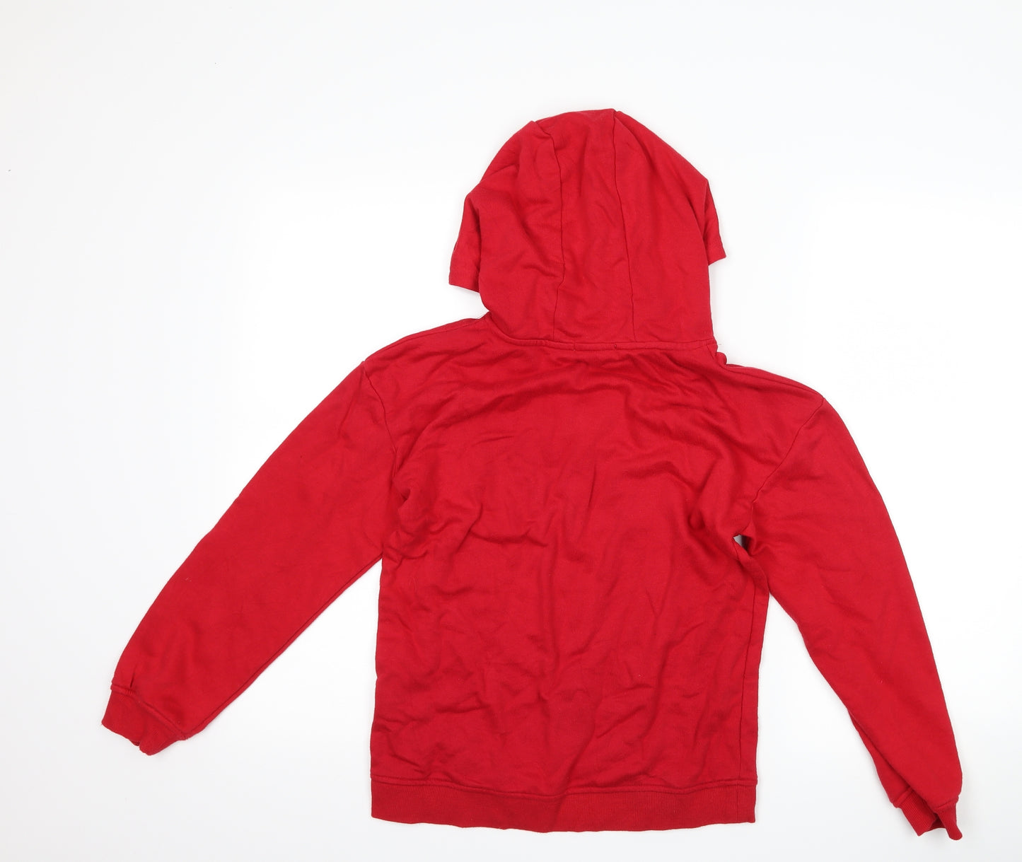 Primark Boys Red   Pullover Hoodie Size 11-12 Years  - graphic