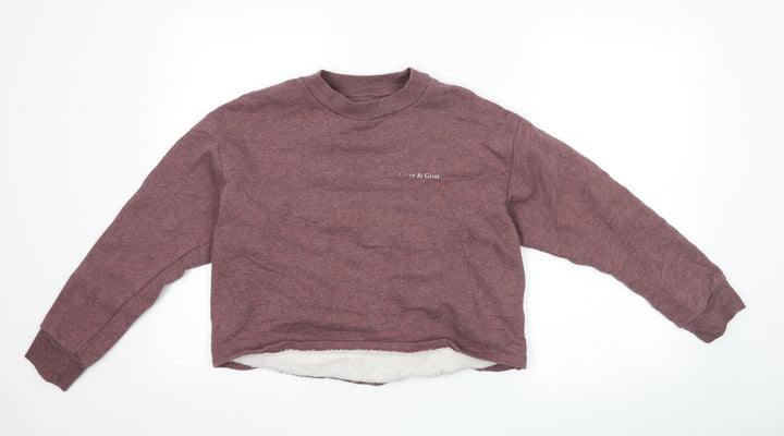 Stanley Stella Womens Purple   Pullover Sweatshirt Size S