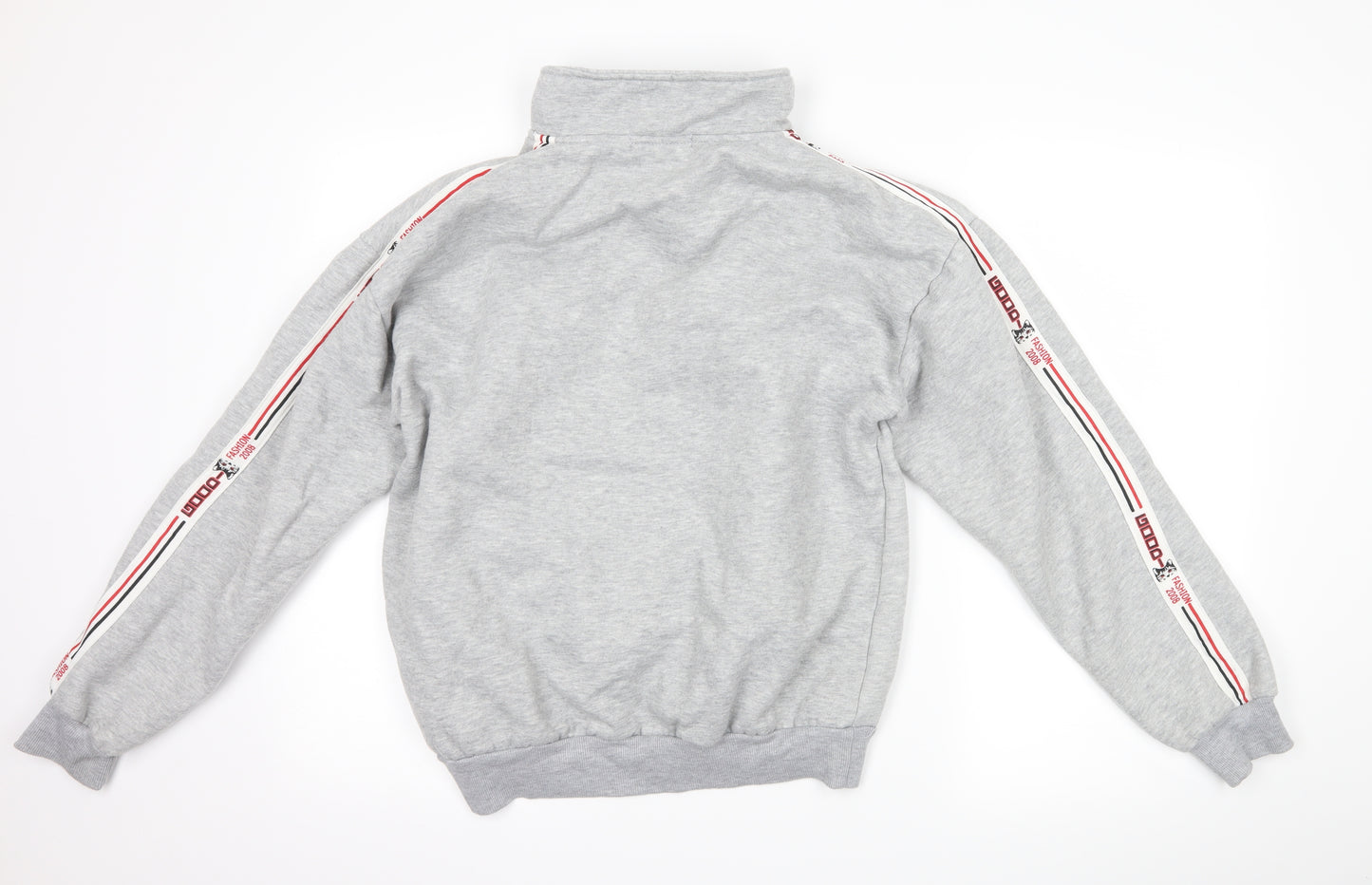 Fashion Womens Grey   Henley Sweatshirt Size L