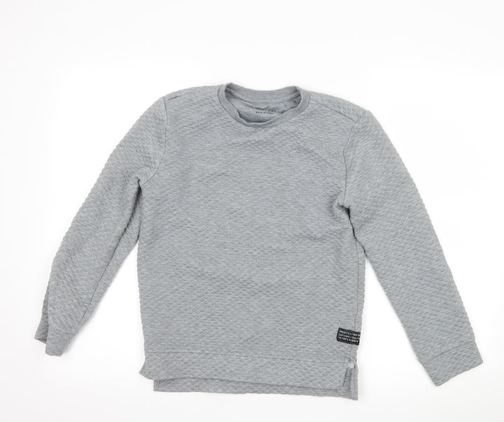 Primark Boys Grey   Pullover Sweatshirt Size 11-12 Years