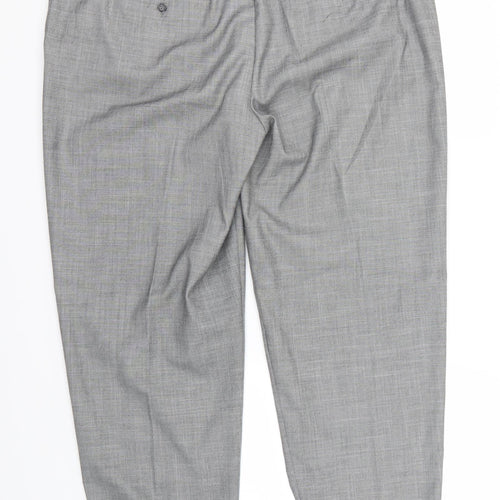 M&S  Mens Grey   Dress Pants Trousers Size 18 L25 in