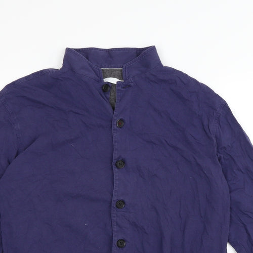 Preworn Womens Purple   Basic Button-Up Size S