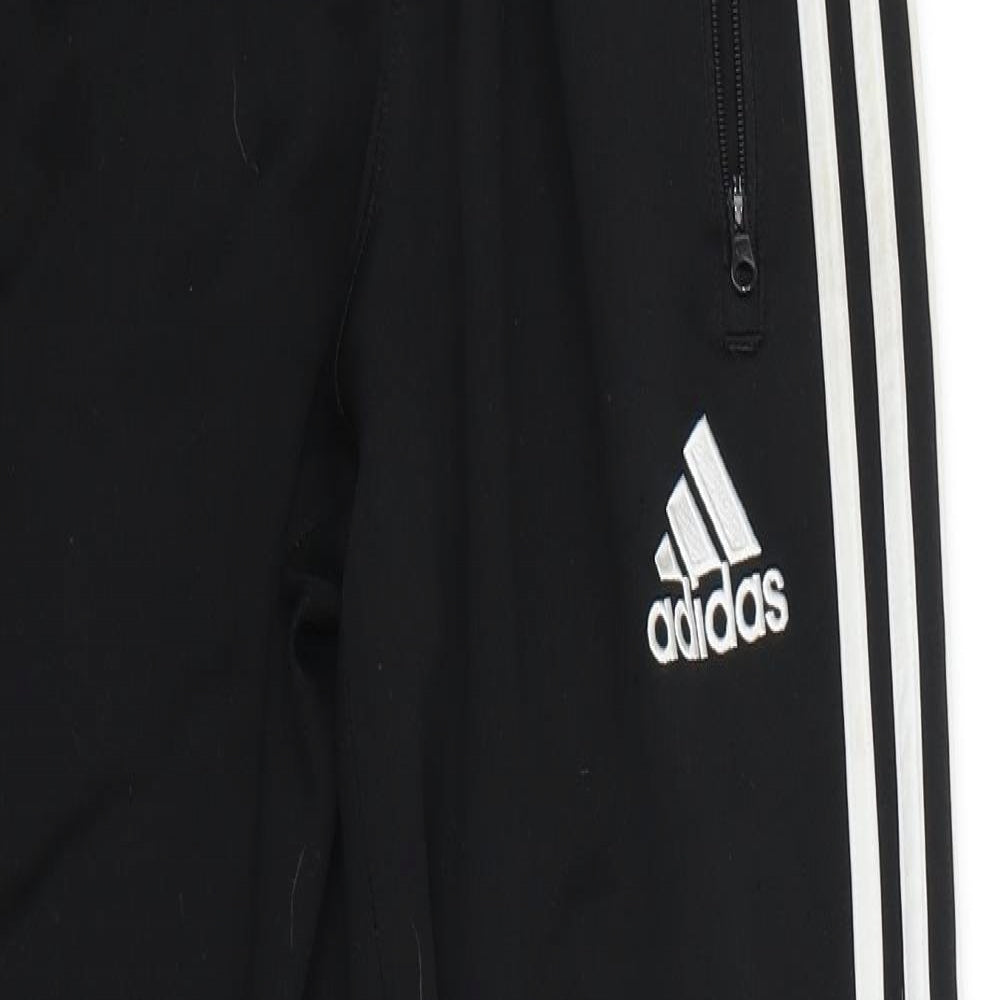 Adidas  Boys Black   Sweatpants Trousers Size 13-14 Years