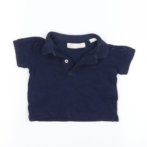 Zara Baby  Blue   Pullover Polo Size 3-6 Months