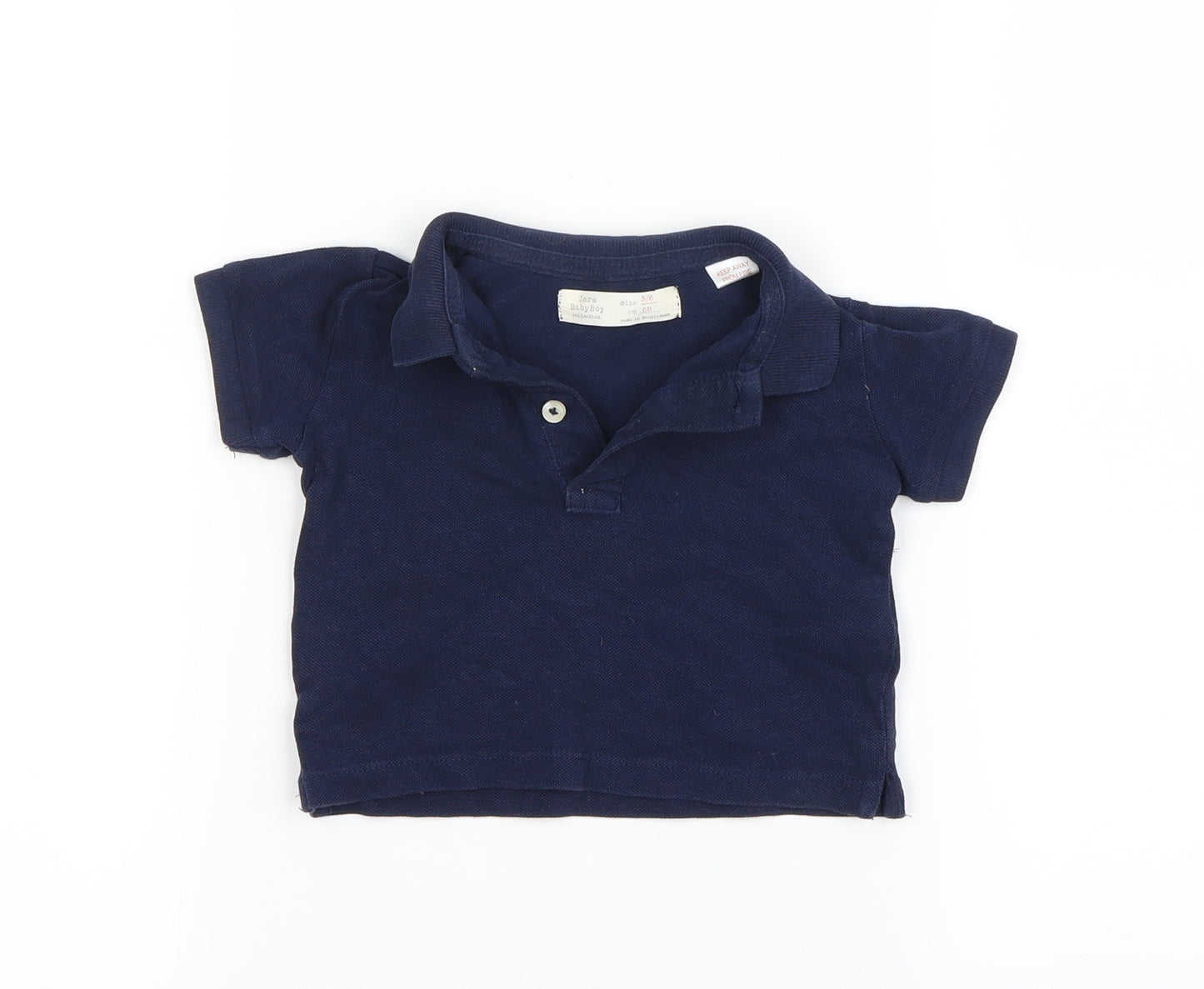 Zara Baby  Blue   Pullover Polo Size 3-6 Months
