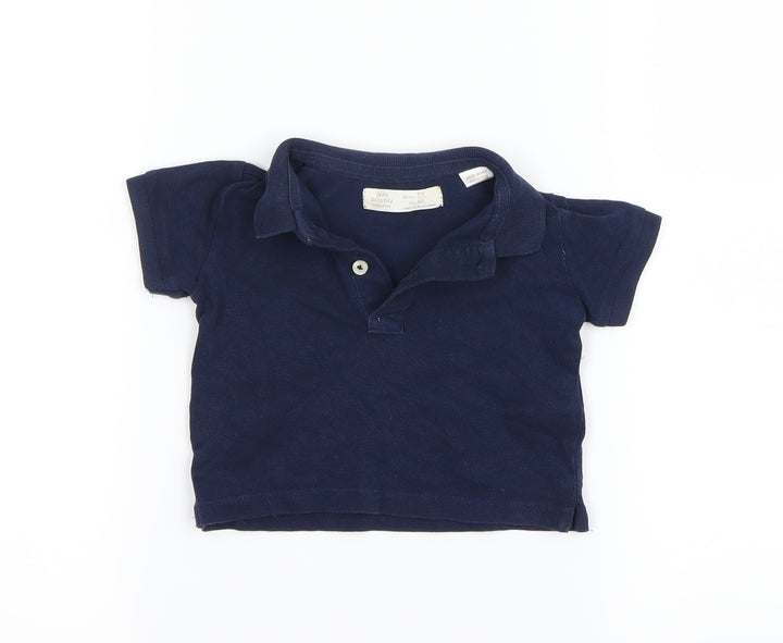 Zara Baby  Blue   Pullover Polo Size 3-6 Months