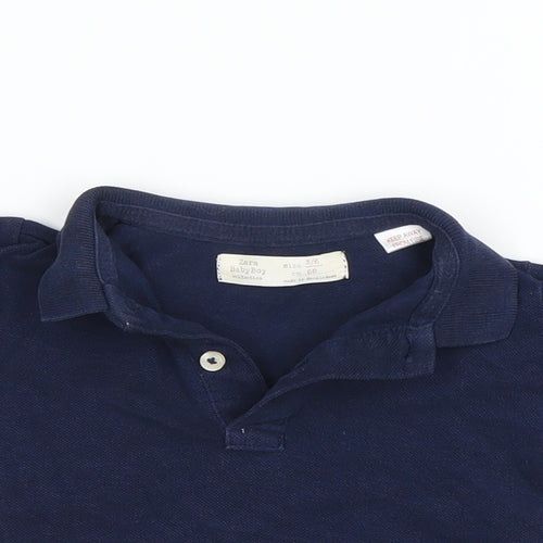 Zara Baby  Blue   Pullover Polo Size 3-6 Months