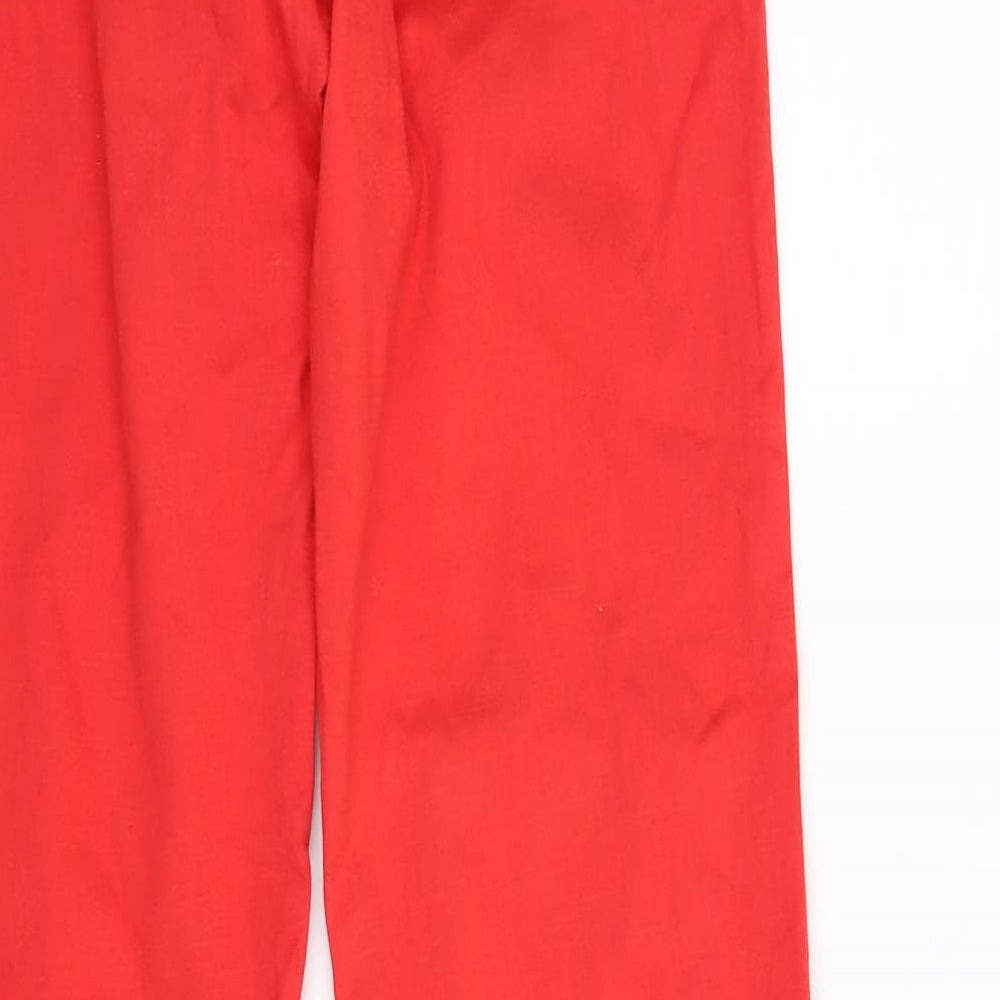 Billabong Womens Red   Flared Jeans Size 8 L28 in