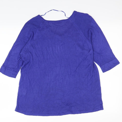 SHCollection Womens Purple   Pullover Sweatshirt Size XS