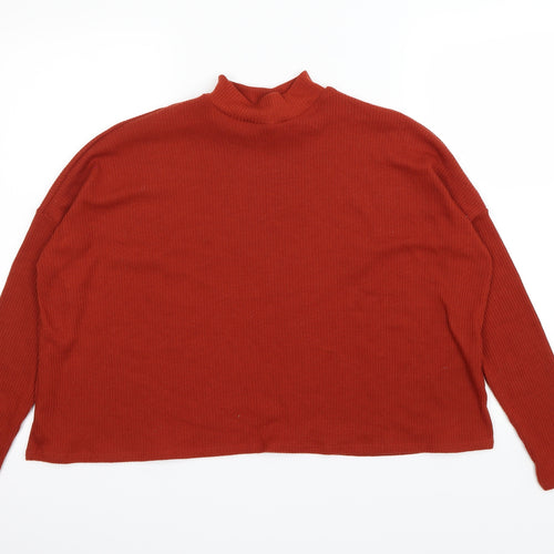 Divided Womens Brown   Pullover Sweatshirt Size S