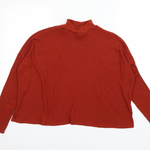Divided Womens Brown   Pullover Sweatshirt Size S