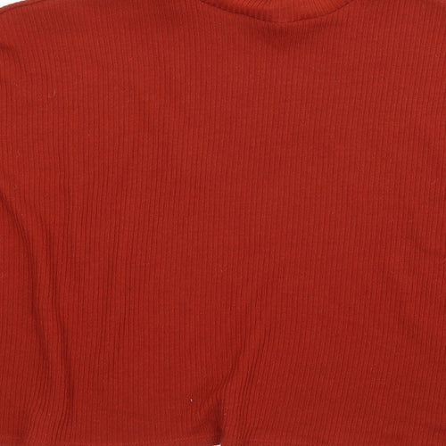 Divided Womens Brown   Pullover Sweatshirt Size S