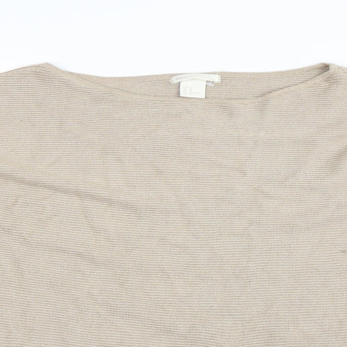 Basic Womens Beige   Pullover Jumper Size M