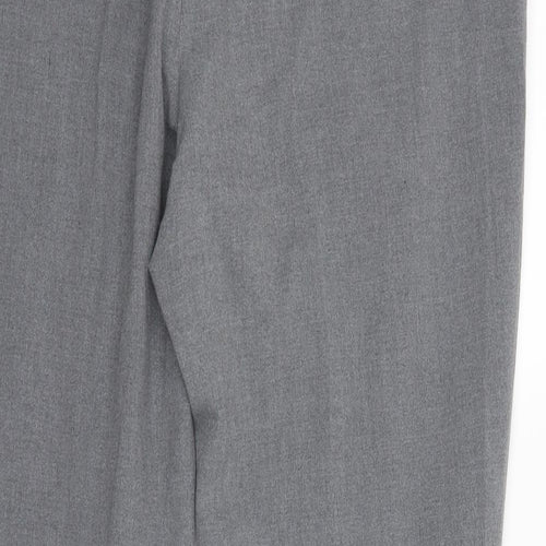 Extra Elegance Womens Grey   Dress Pants Trousers Size 20 L30 in