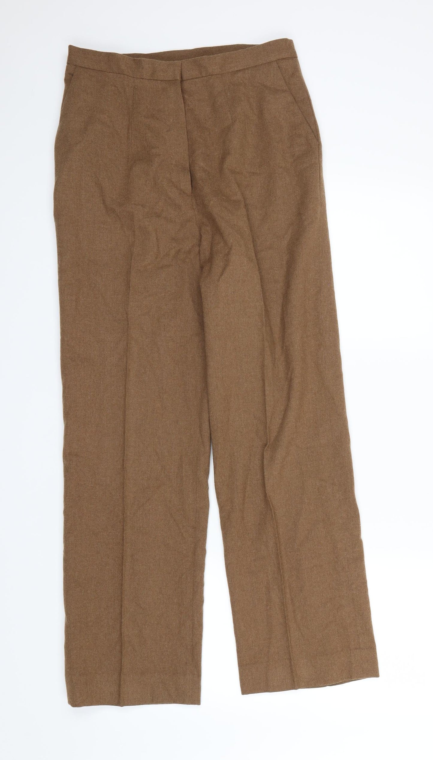 Country Casuals Womens Brown   Dress Pants Trousers Size 10 L28 in