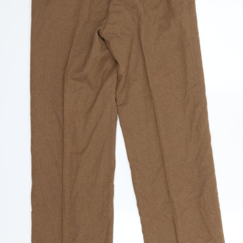 Country Casuals Womens Brown   Dress Pants Trousers Size 10 L28 in