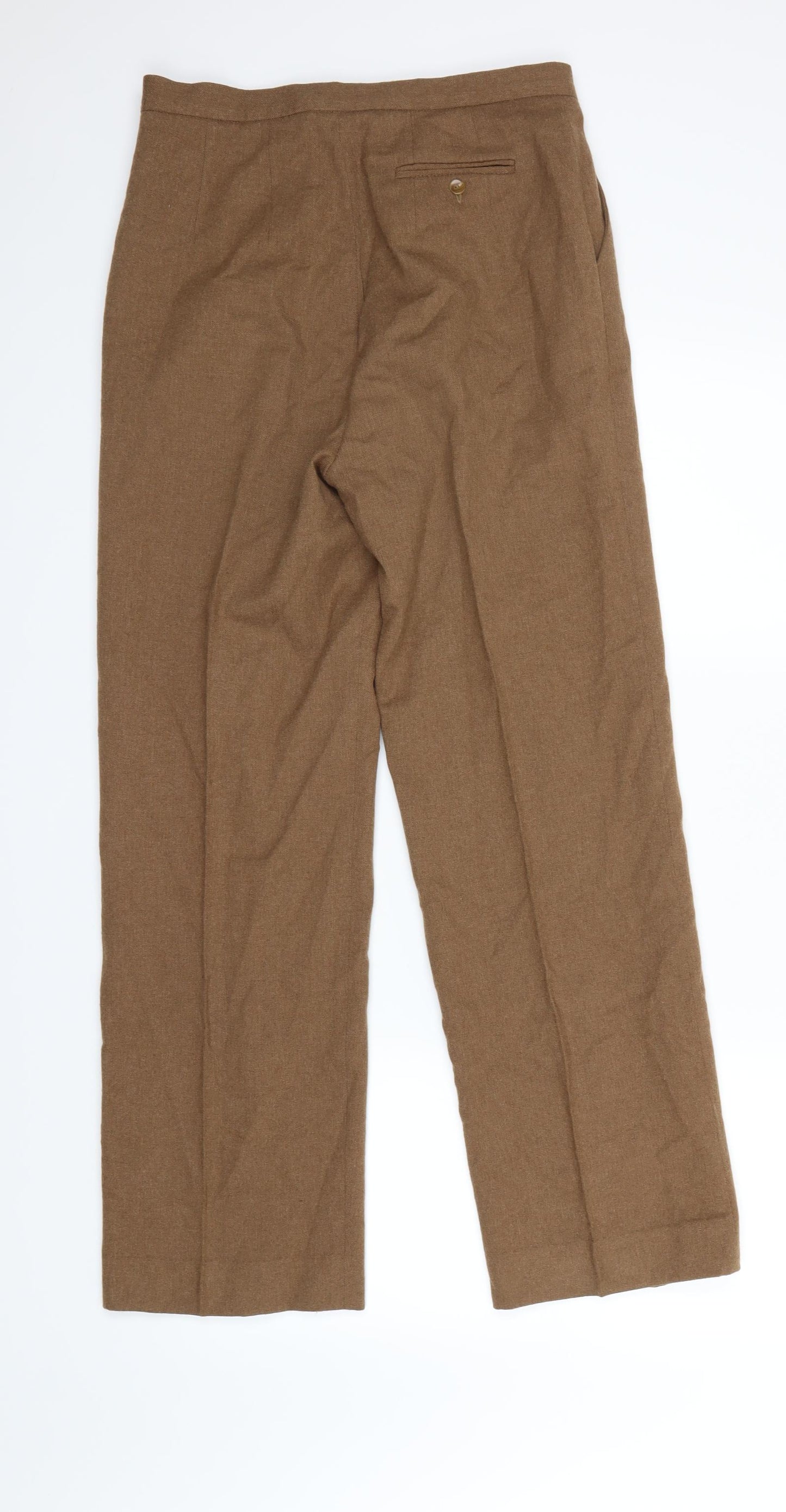 Country Casuals Womens Brown   Dress Pants Trousers Size 10 L28 in