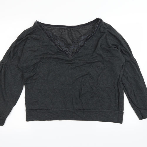 Autograph Womens Grey   Pullover Sweatshirt Size 12
