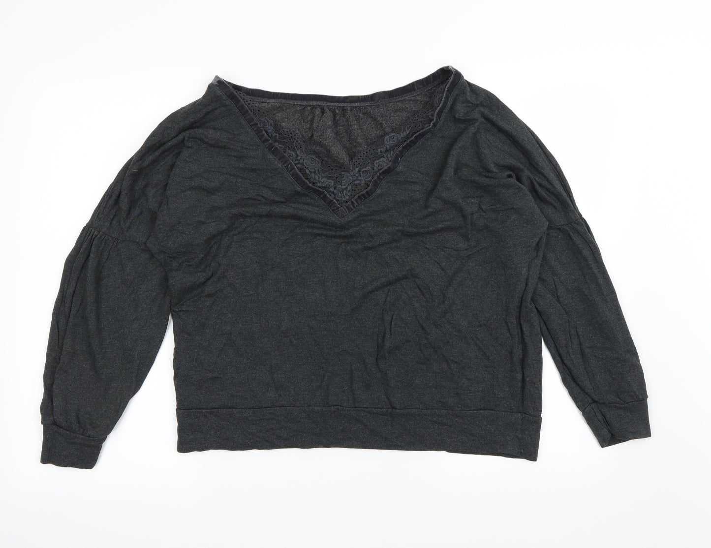 Autograph Womens Grey   Pullover Sweatshirt Size 12