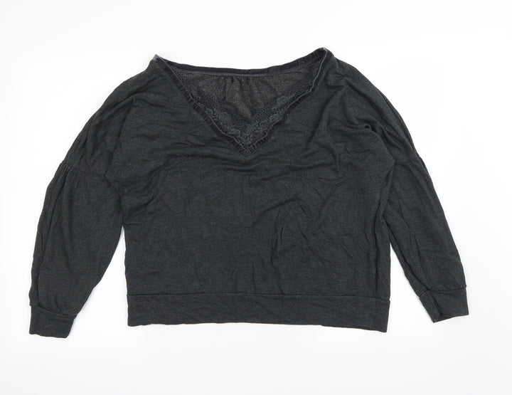Autograph Womens Grey   Pullover Sweatshirt Size 12