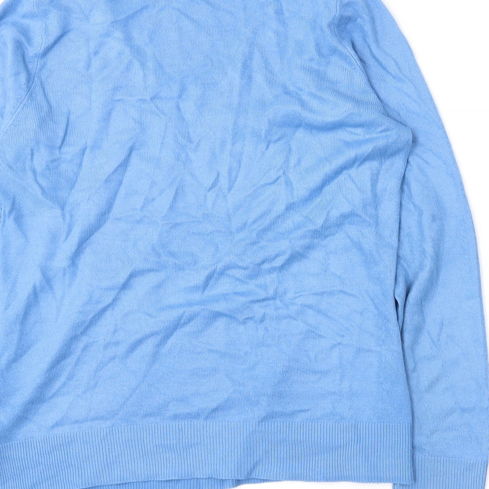 Per Una Womens Blue   Pullover Jumper Size 14