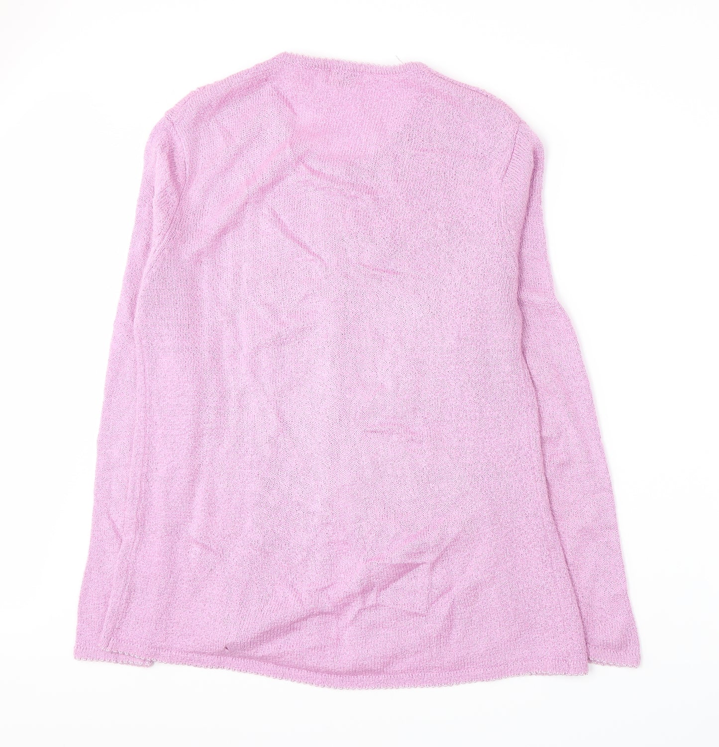 Bonmarché Womens Purple   Cardigan Jumper Size L