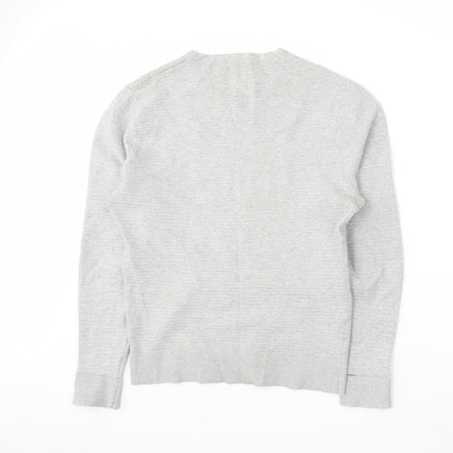 yd. Mens Grey  Knit Pullover Jumper Size L