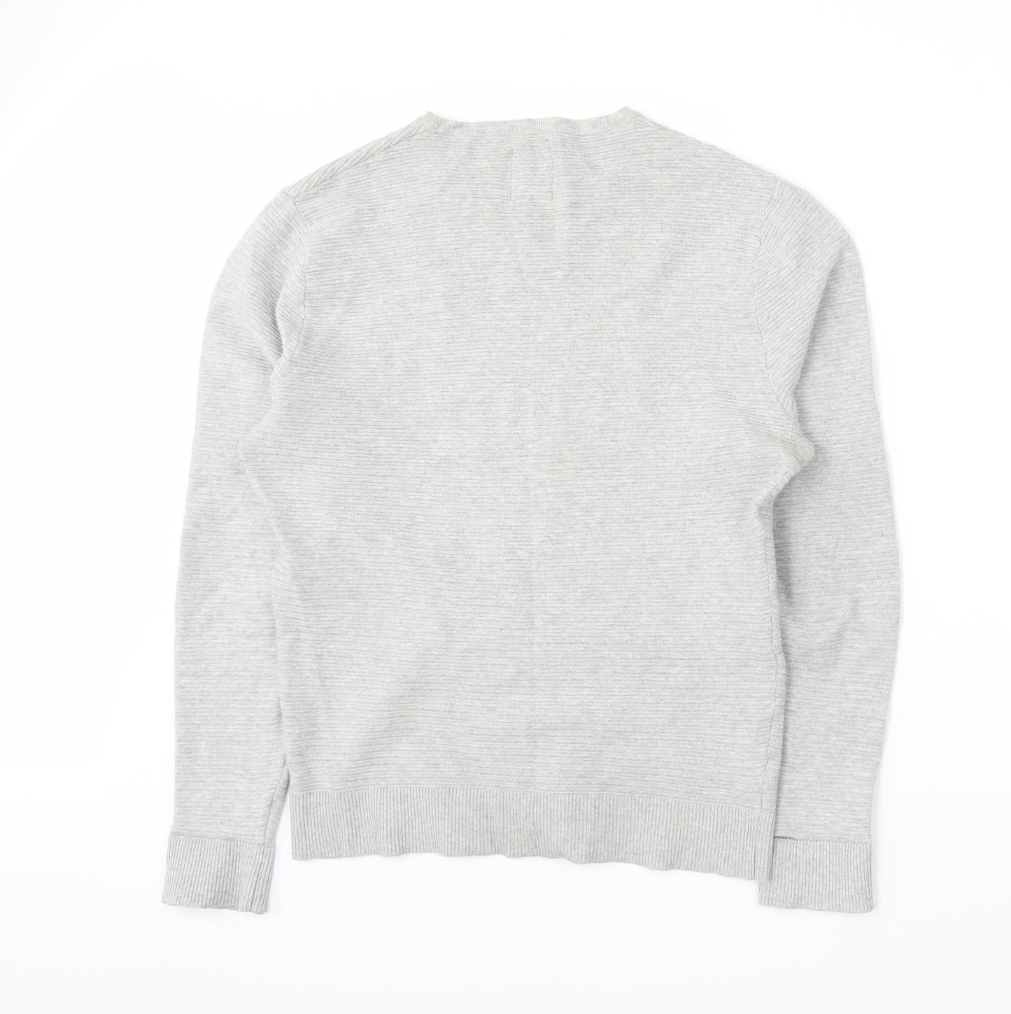 yd. Mens Grey  Knit Pullover Jumper Size L