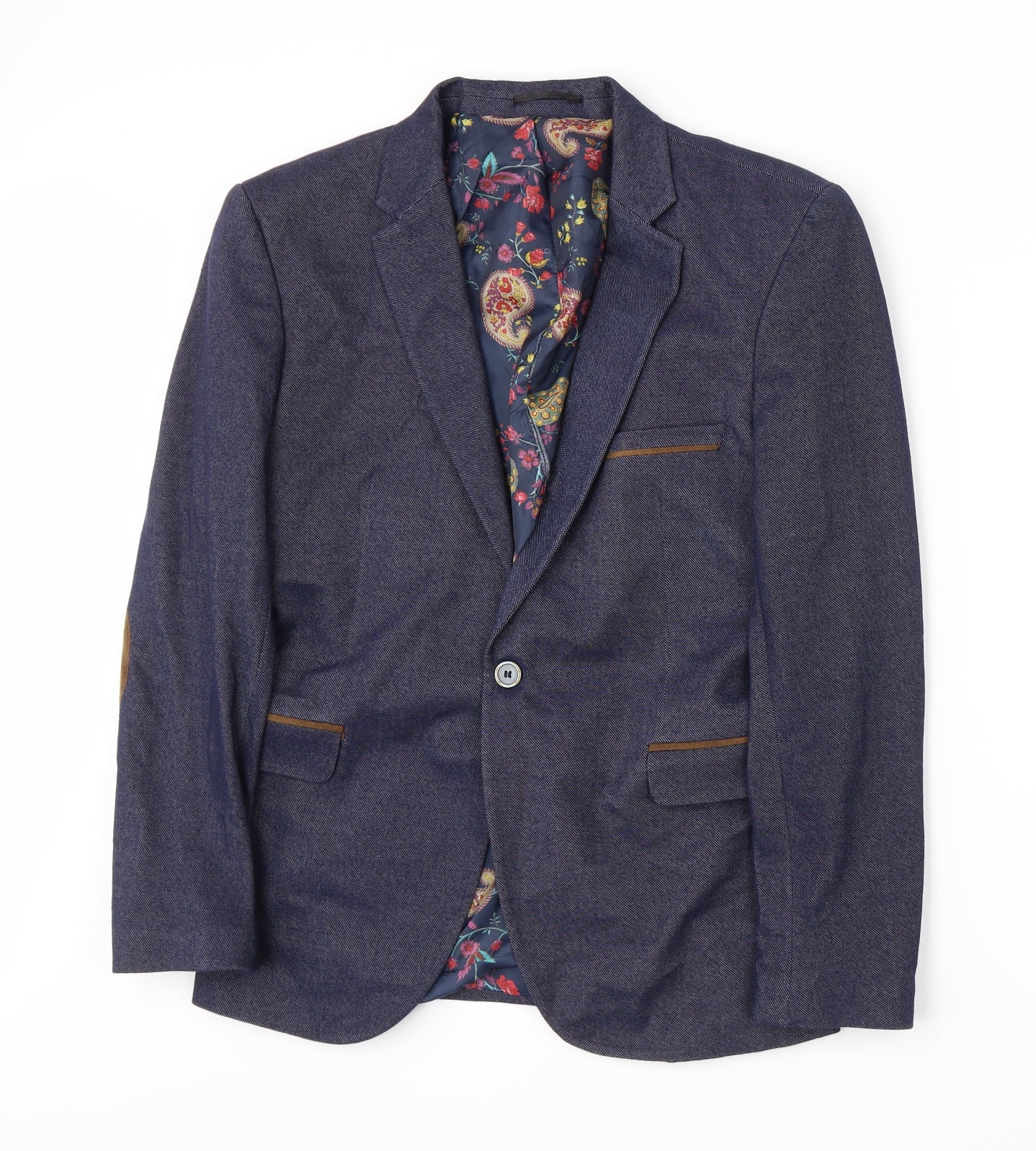 William Soott Mens Blue   Jacket Suit Jacket Size S