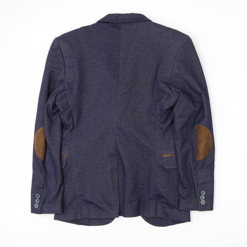 William Soott Mens Blue   Jacket Suit Jacket Size S