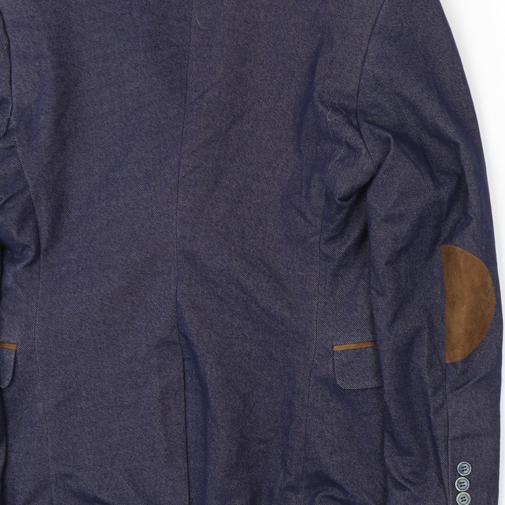 William Soott Mens Blue   Jacket Suit Jacket Size S