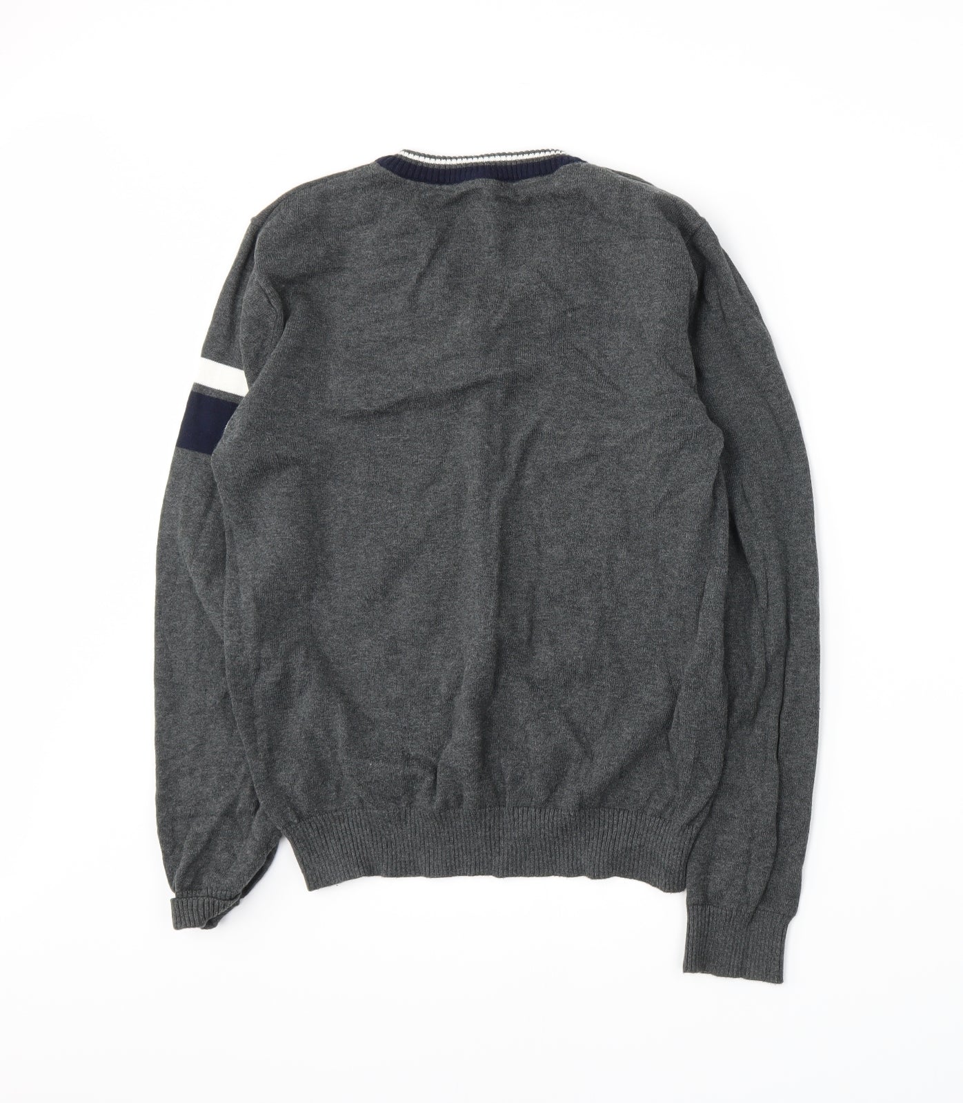Cedar Wood State Mens Grey  Knit Pullover Jumper Size S