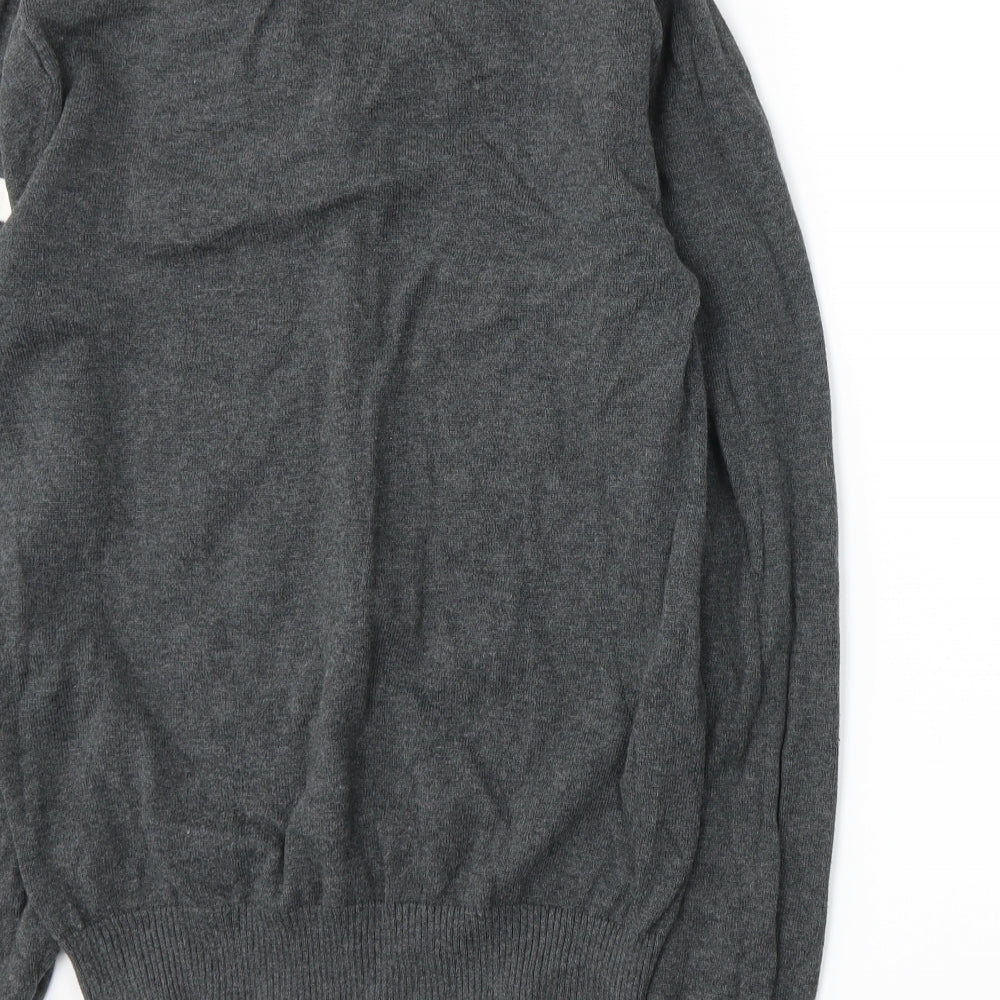 Cedar Wood State Mens Grey  Knit Pullover Jumper Size S