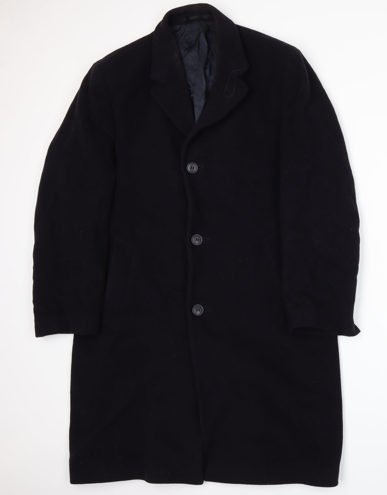 Westbrook Mens Black   Overcoat Coat Size M