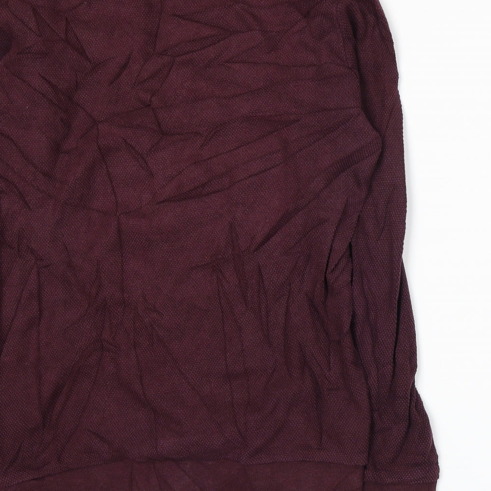 Zara Mens Purple   Pullover Sweatshirt Size L