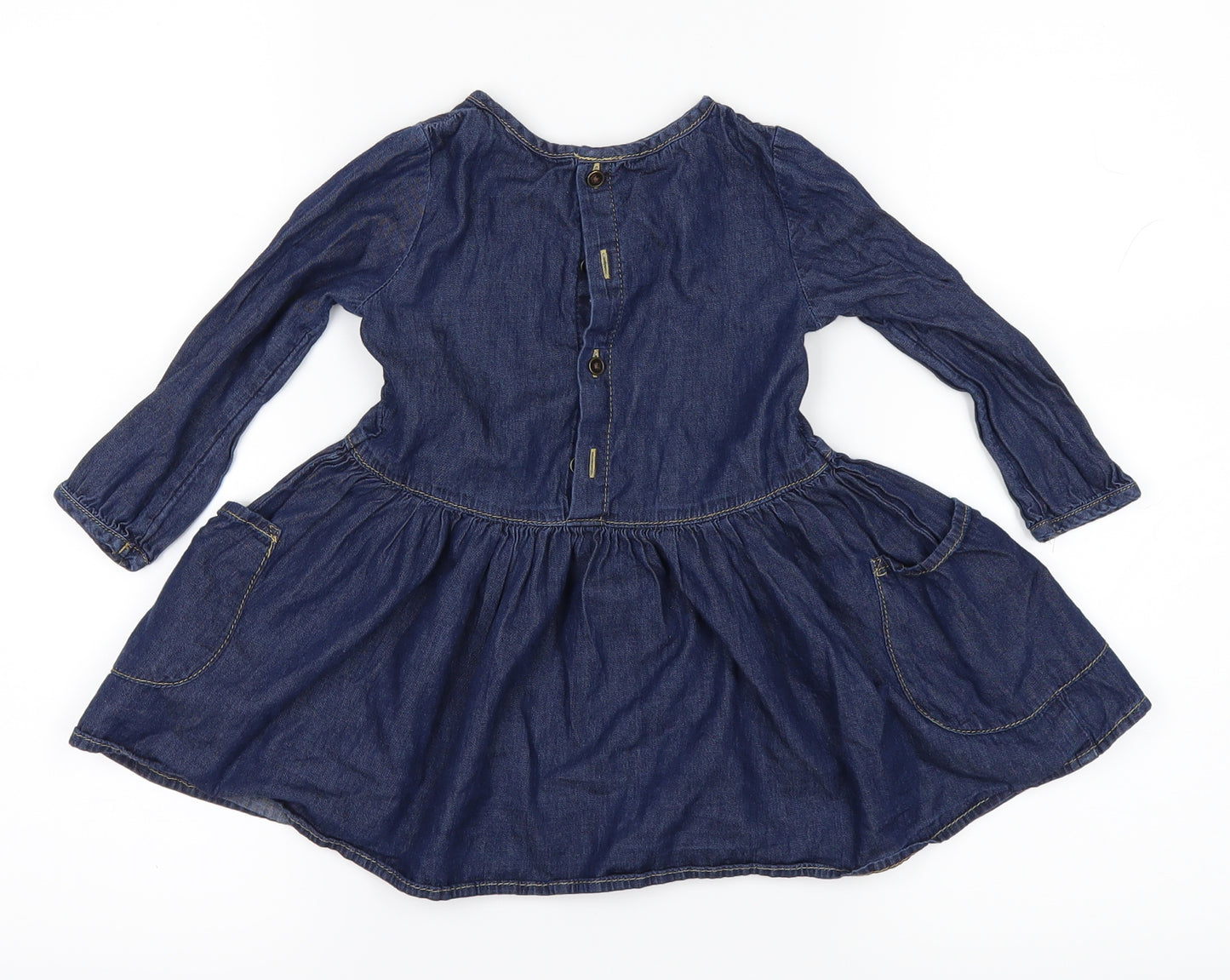 NEXT Girls Blue   Fit & Flare  Size 12-18 Months