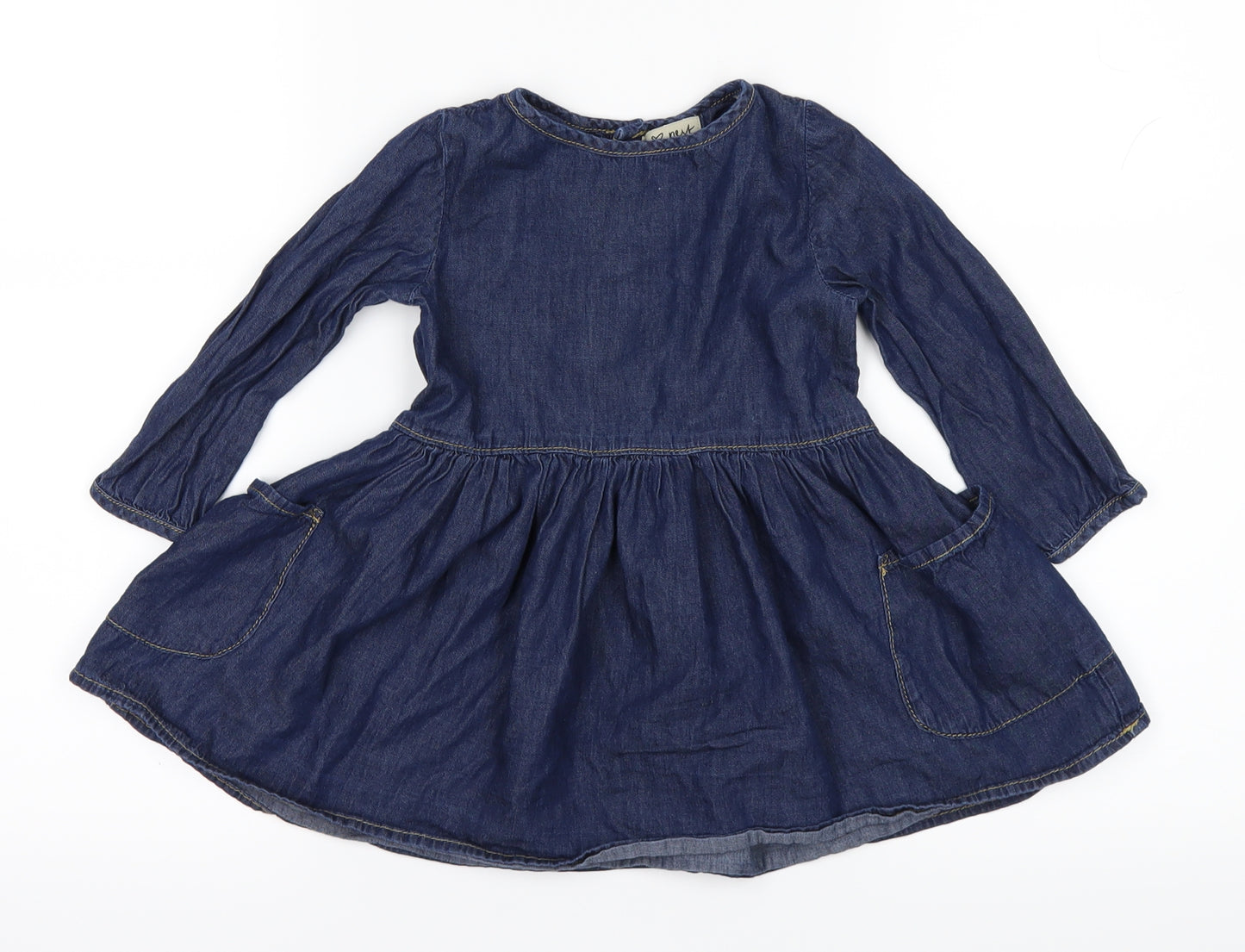 NEXT Girls Blue   Fit & Flare  Size 12-18 Months