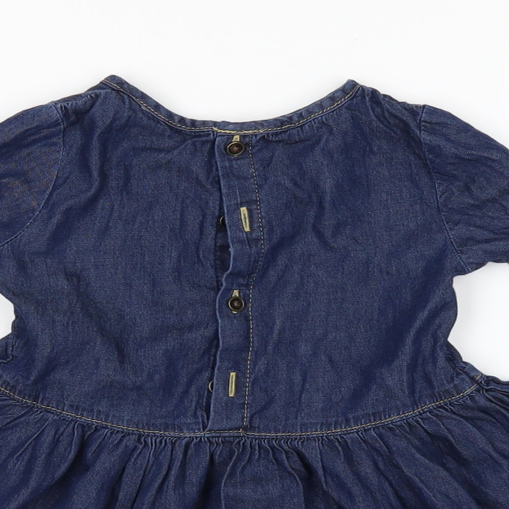 NEXT Girls Blue   Fit & Flare  Size 12-18 Months