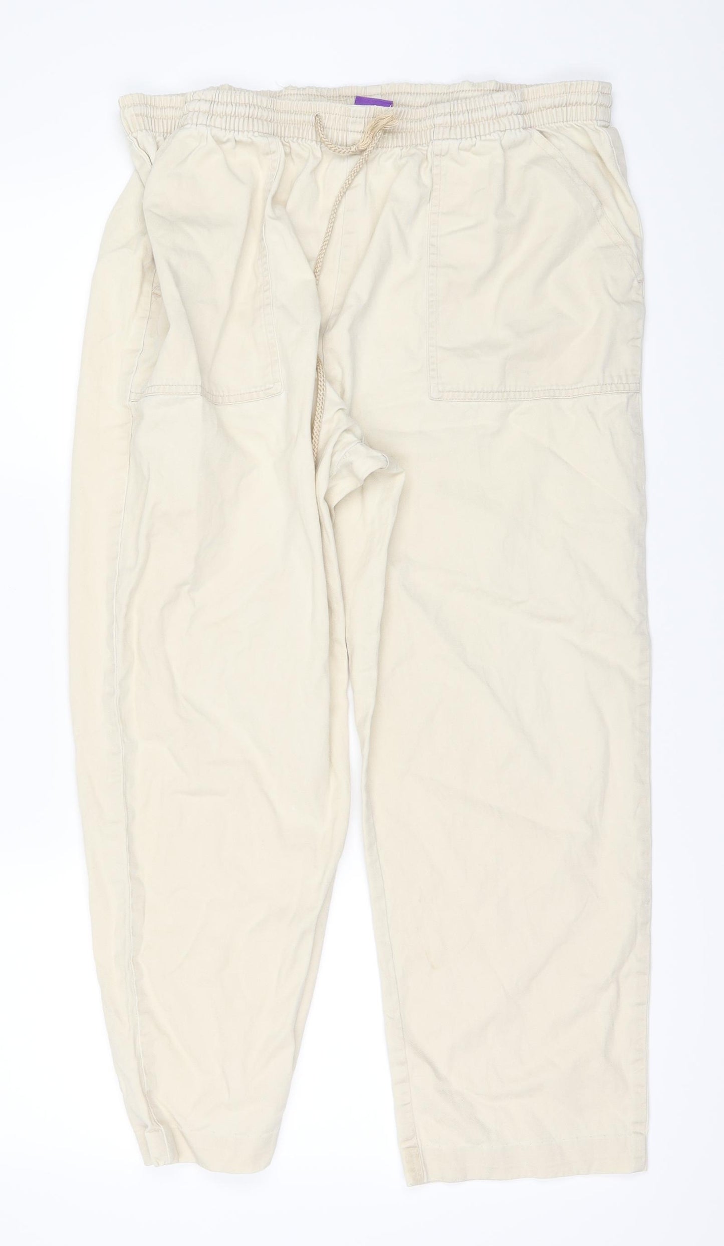 COLLECTION Womens Clear   Sweatpants Trousers Size L L23 in