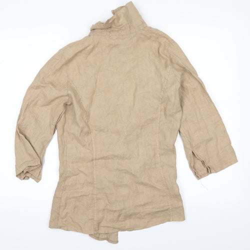 James Lakeland Womens Brown   Basic Button-Up Size 14