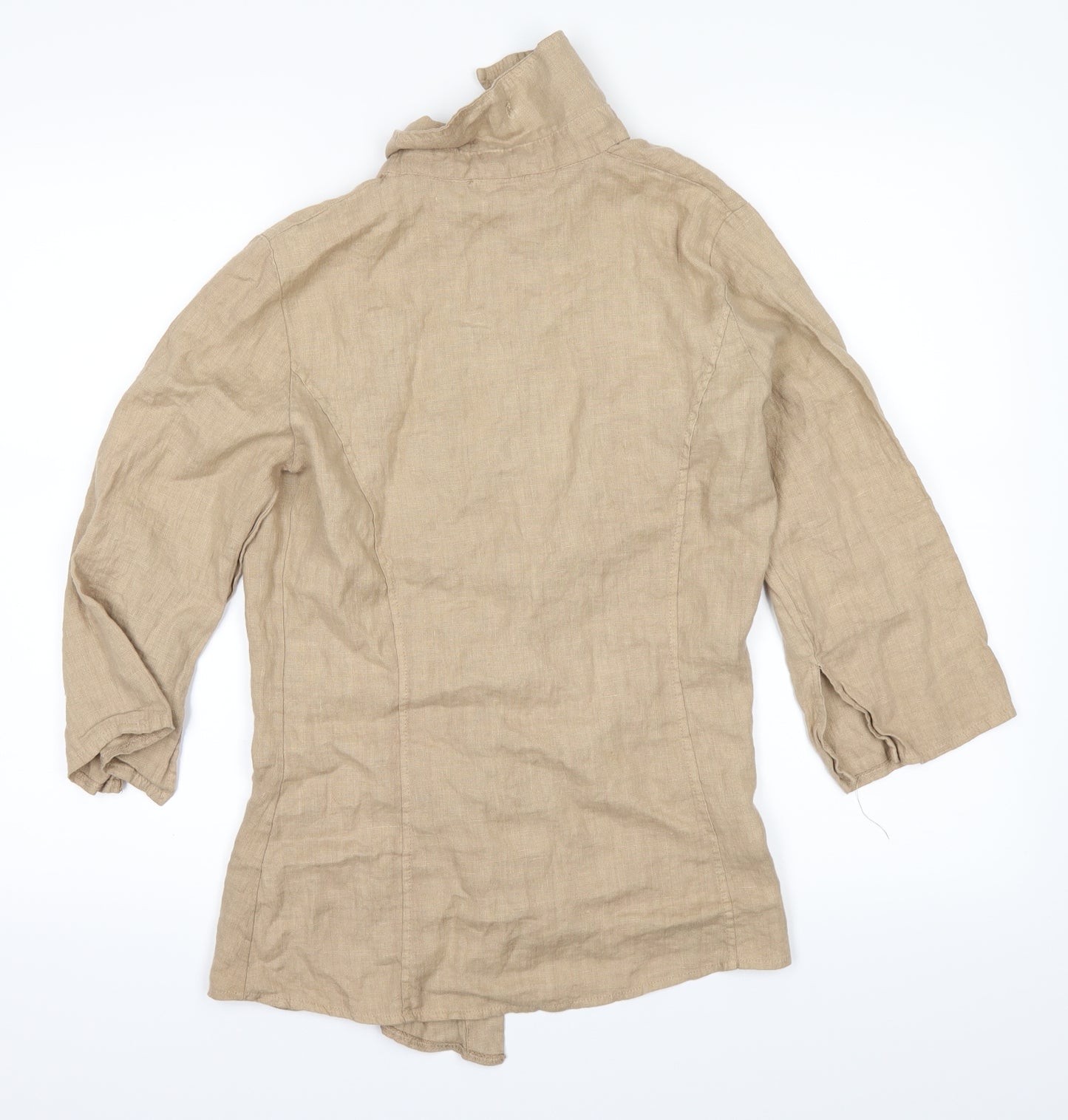 James Lakeland Womens Brown   Basic Button-Up Size 14