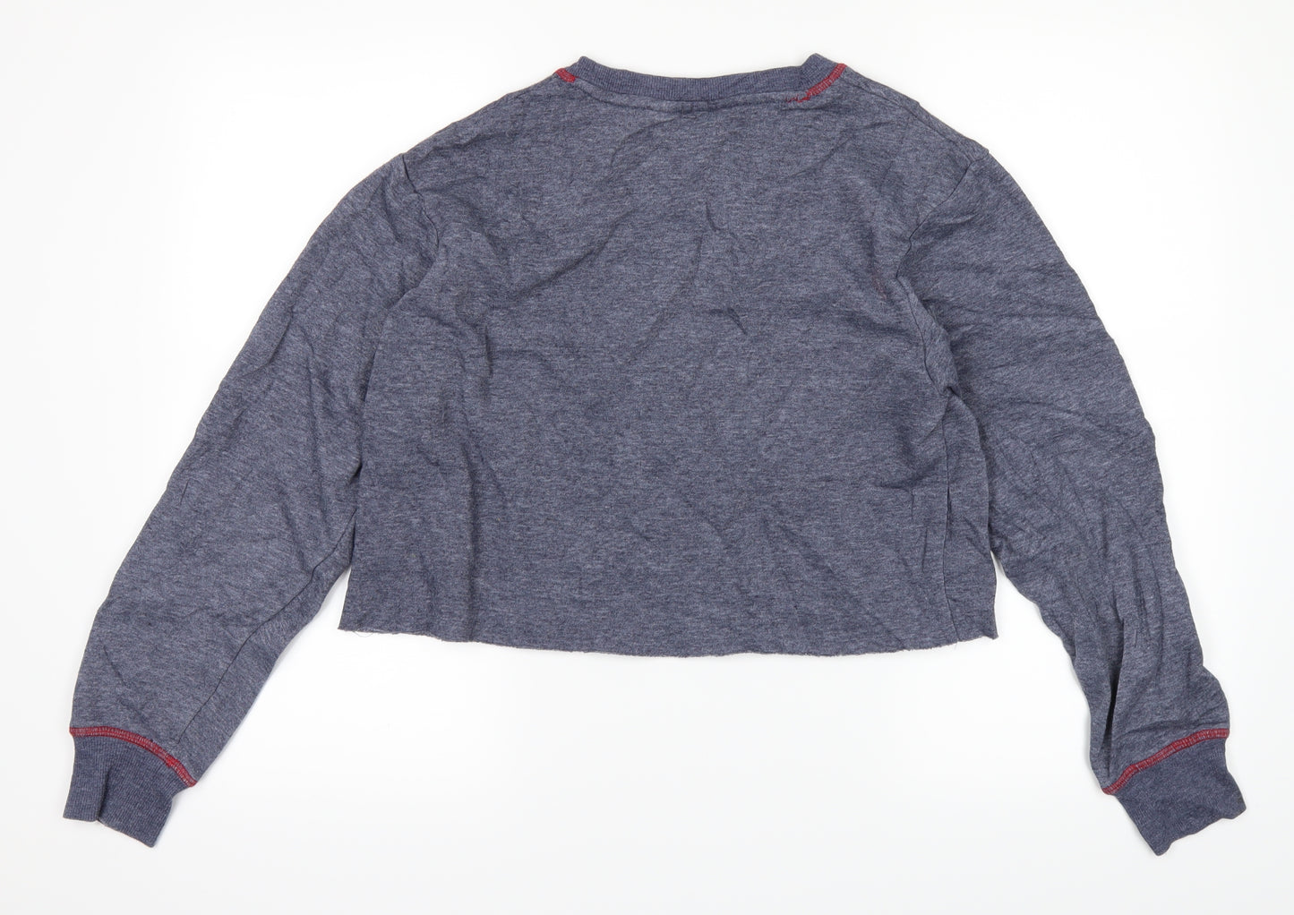 FRIENDS Womens Blue   Pullover Jumper Size 8  - cropped hoodie