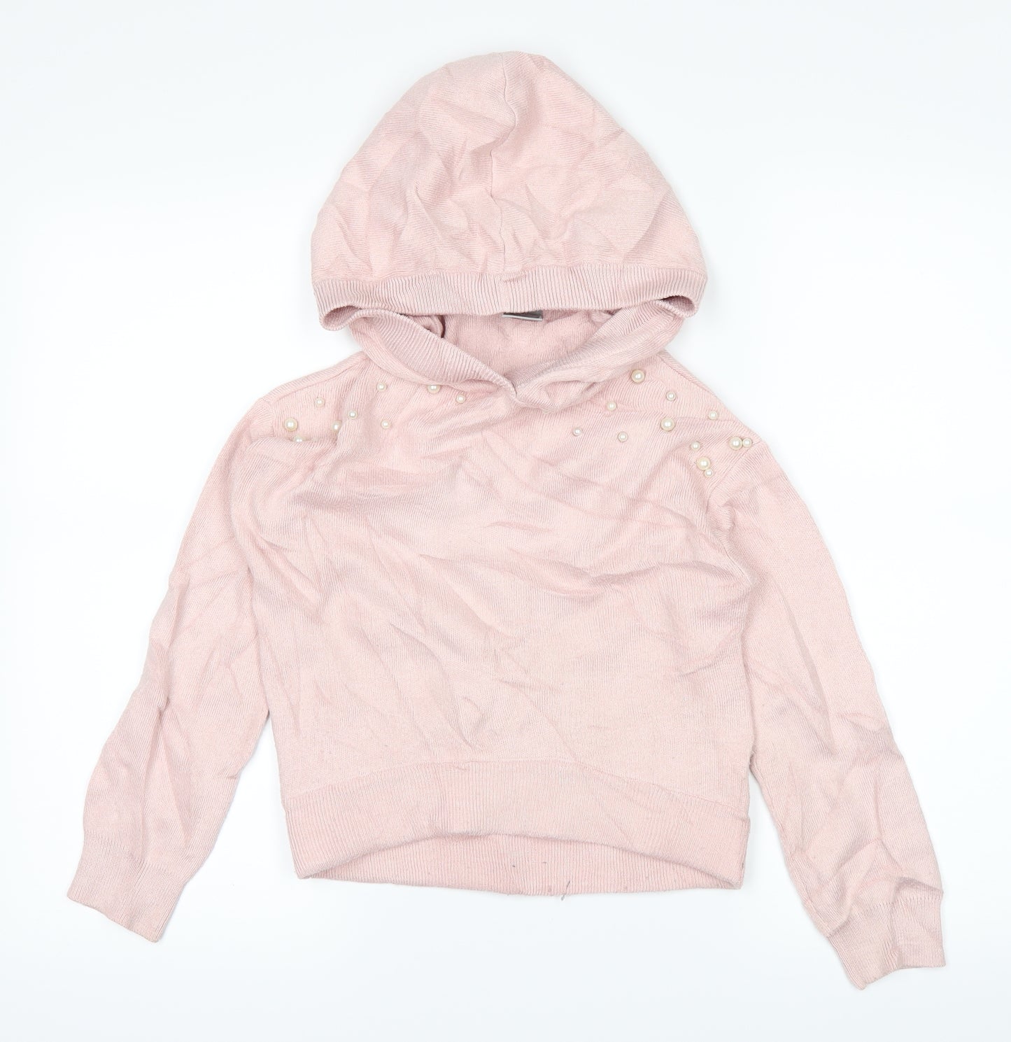 Tahari Girls Pink   Pullover Hoodie Size 7-8 Years