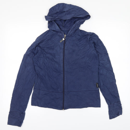 jasper  Boys Blue   Full Zip Hoodie Size S