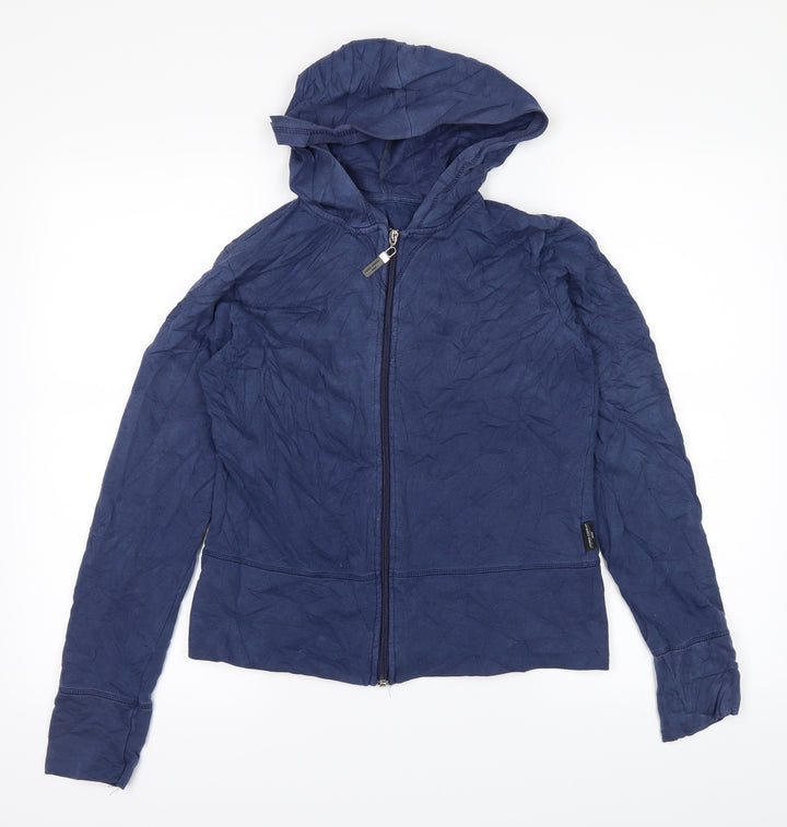 jasper Boys Blue Full Zip Hoodie Size S