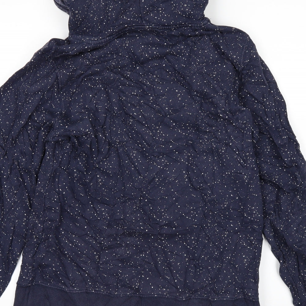 The North Face Womens Blue Polka Dot  Pullover Hoodie Size M