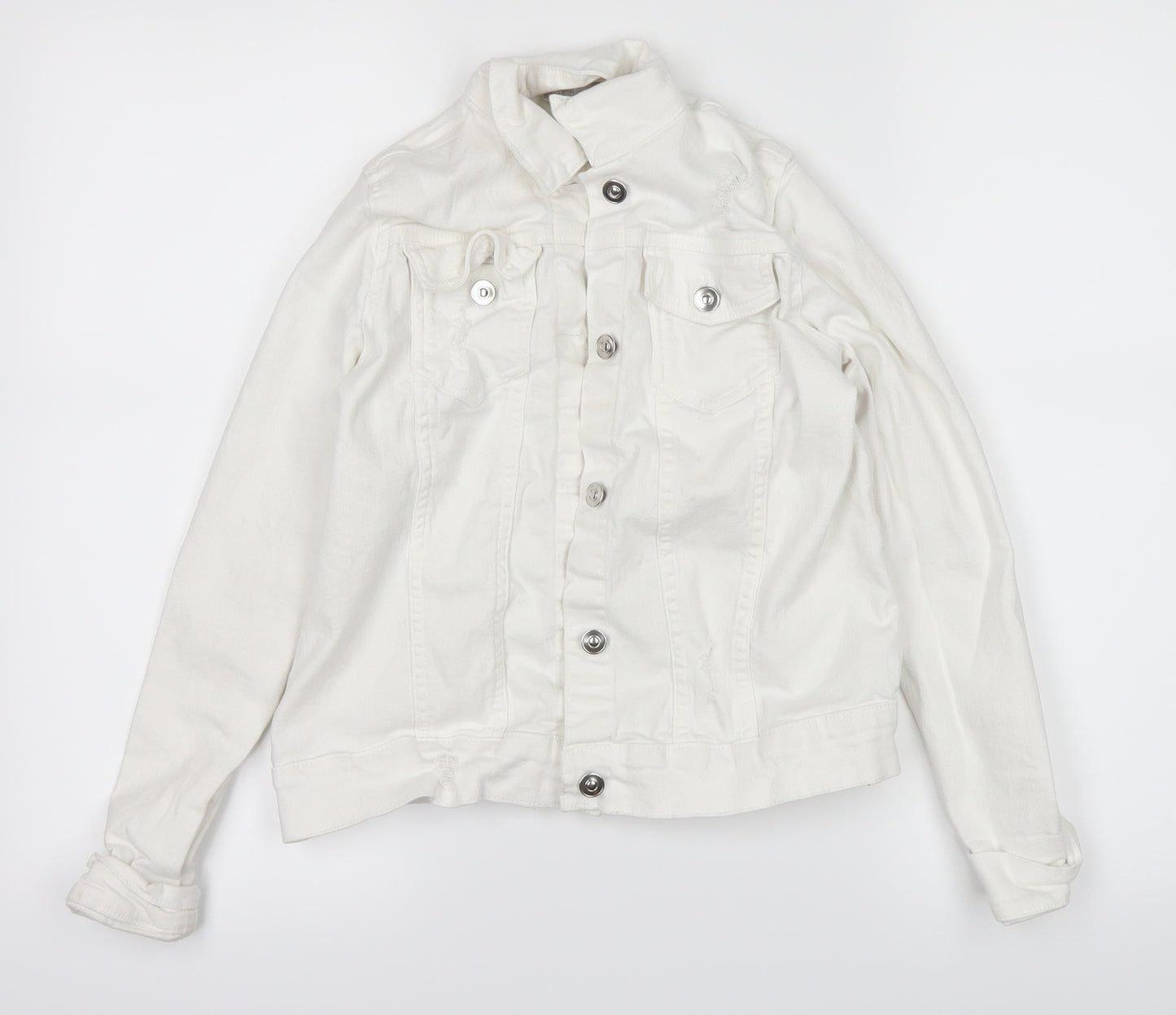 Ilovegirlswear Girls White   Jacket  Size 11 Years