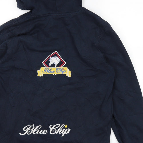 Clique Mens Blue   Pullover Hoodie Size S